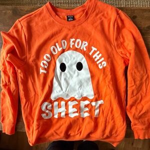 Ghost Halloween Long Sweater